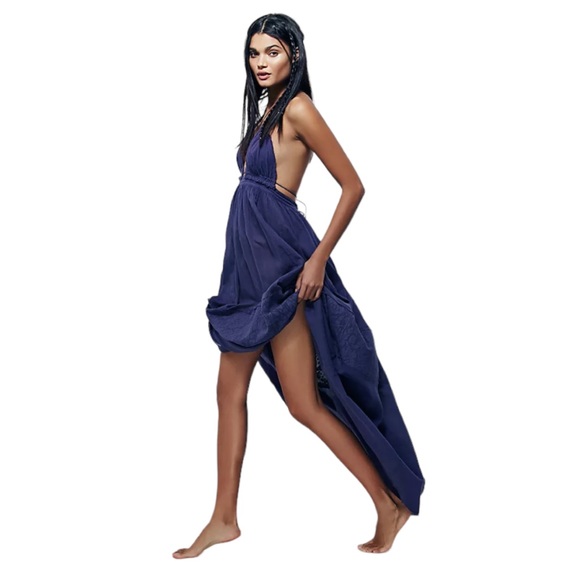 Free People Dresses & Skirts - Free People Purple Endless Summer Triangle Top Maxi Dress